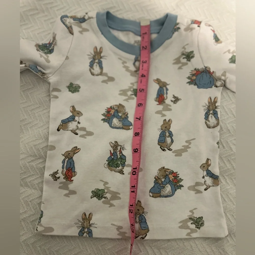 Pottery Barn Peter Rabbit Organic Cotton Pajama Top Only Size 3T